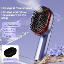 Nieuwe Handige Elektrische Intelligente Hoofdmassage Kam Hoofdoil Verzorging Mist Haar Rood Licht