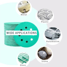 8 Holes Hook and Loop Sanding Discs,600/800/1000/1200/1500/2000 Fine Grits Assortment for Wood,Metal and Automotive