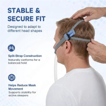 Sangle de Tête de Remplacement pour AirFit P10 et N30, Sangle de Tête Réglable, Matériau Élastique Doux et Design à Ajustement Rapide