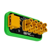 2X BIFRC 30A XT30 Port 1 to 4-Channel Power Distribution Board XT30 Plug Socket Module for RC Model Car/Vehicle/Boat