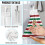 Christmas Deer Hand Towels Soft Absorbent Washable 2 Pack 6