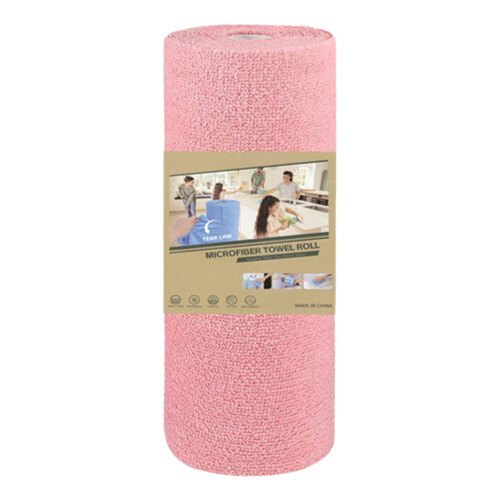 Microfiber Cleaning Cloth Roll 9.8"9.8" 20 Sheets 1