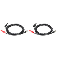 2X HT30A Oscilloscoopprobes - BNC Naar Banaanadapterkabel, Dubbele Banaankop, Multifunctionele Testlijn voor 1008C 6074BE 2D72