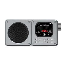 Portable FM Radio Alarms Clock Radios Recorder 2inch IPS Screen MP3 Video Player Speaker 8G