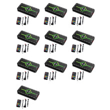 10X 5V 3-Pins ARGB-Controller Koeling 4-Pins PWM-Ventilatorhub PWM ARGB-Ventilatorhub voor 5V Adresseerbare ARGB-Computer PC-Behuizingsventilator