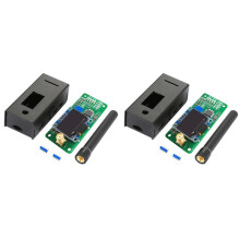 2X Versie 1.7 MMDVM Simplex Hotspot UHF VHF-Antenne +OLED+Case-Ondersteuning P25 DMR YSF voor Raspberry Pi Hotspot