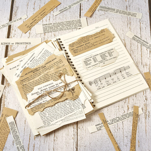 Vintage Junk Journal Pages Pack 114 pcs 2