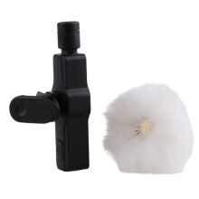 6PCS Furry Windscreen Muff for K1 K9 Lavalier Mic Wireless Collar Clip Microphone Windproof Cover for Outdoor Use