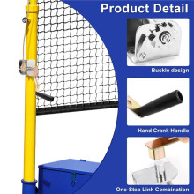 Handkurbel-Spanner für Outdoor-Volleyball-, Badminton- und Tennisnetze, Tragbares Manuelles Netzspanngerät