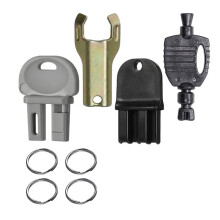 4er-Pack Rattenköderstation Schlüssel für Protecta LP, EVO für Protecta, Aegis Maus-Köderstation, Bell Labs, EZ-Clean