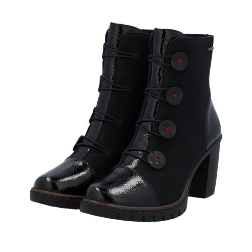 Rieker Bottine Talon à Elastique Et Zip Rieker Nabukino - Noir 2