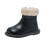 Children's Cotton Boots Solid Color Soft Sole 3