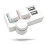 Hot-Swappable  Gaming Keyboard RGB Wired USB Multi-Combination/Multi-Media Gaming Custom Shortcut Keyboard White 1