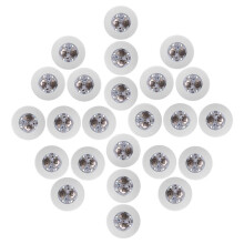 24 Pièces LED Sous-Verre Lumineux Sous-Verre LED Lumière de Bouteille Autocollant LED Sous-Verre 7-Couleurs Cycliques Flash pour Tasse Lumineuse