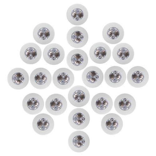 24PCS LED Coaster Light  Coaster LED Bottle Light LED Sticker Coaster 7-Color Cycling Flash for Flash Light  Cup