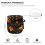 Maple Leaves Tea Pot Cozy with Elastic Band Large 4