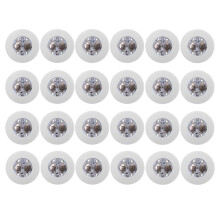 24 Pièces LED Sous-Verre Lumineux Sous-Verre LED Lumière de Bouteille LED Autocollant Sous-Verre Disques Lumineux pour Verre Lumineux