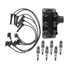 FD480+26686+41-962 Ignition Coil Ignition Wire Set for Explorer V6 4.0L Mustang
