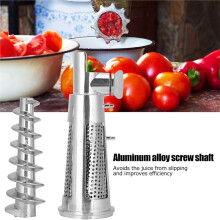 Extracteur de Jus de Tomate, Passoire à Légumes, Hachoir à Viande, Embout pour Ketchup Compatible avec le Robot Pâtissier, Outil de Cuisine