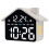 Digital Alarming Clock, Bedroom Clock with Date and Week Indicator, Double Alarm, Dimmer and Ambient Light 1