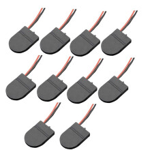 10PCS Battery Holder Coin Cell Holder, 1 X 3V CR2032 Battery Holder,Button Battery Holder with Off
