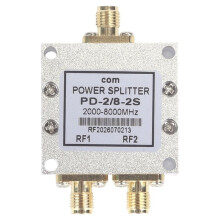 2000-8000MHz SMA Mikrobandskraftsplitter en Punkt Två Kraftdelare 2-8G Mikrobandskombinator
