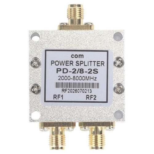 2000-8000MHz SMA Microstrip Power Splitter One Point Two Power Divider 2-8G Microstrip Combiner