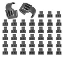 86 Degree Angle Restrictor Restriction Clips,Hinge Restrictors for Cabinet Doors,Face Frame Hinges Kitchen Cabinet Door