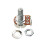 15mm Axelfullstorlek/ Gitarr Potentiometer för Elgitarr & Bas, A250K Volym Ton Pot A 1