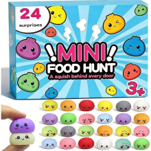 Dumpling Squishies Advent Calendar 2026 - 24 Day Mystery Countdown Bao Bun Fidget Toys, for Kids Adults Gift Box