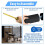 4 Pcs Foam Foot Pad Rollers Buffer Tube Cover for Exercise Machine Home Gym Equipment Replacement Pads 4