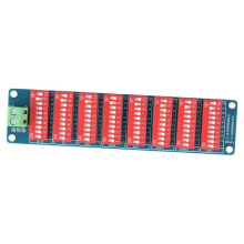 0.1-9999999R Programmeerbare Weerstand Weerstand Bord PCB Module Acht-Segment 1% Nauwkeurigheid 0.1-9999999MΩ 0.1 -9999999Ω Ohm