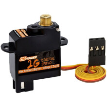 DSPOWER 1 Stuks 2G Metaal Gear Digitale Servo voor RC Auto Vliegtuig Vaste Vleugel Helicopter Vliegtuig Boot Duct Robot Speelgoed