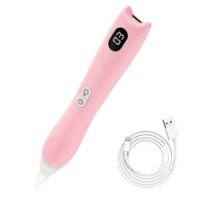 Bolígrafo Eléctrico de Diamante Luminoso Inalámbrico, Herramienta de Pintura de Diamante de DIY de Doble Punta de Mano Autoadhesiva