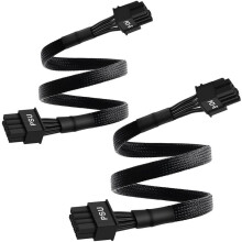 2-Pack 8-Pin-Männlich zu 8-Pin (6+2) Männlich Ummanteltes PCIe-Kabel, ATX 3.0 für MSI MAG A650GL A750GL A1000GL MPG A850G A1000G PSU