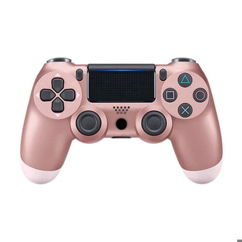 Wireless Bluetooth Game Controller with Dual Analog Sticks for Console 4, Rose Gold Advanced Ergonomic Design