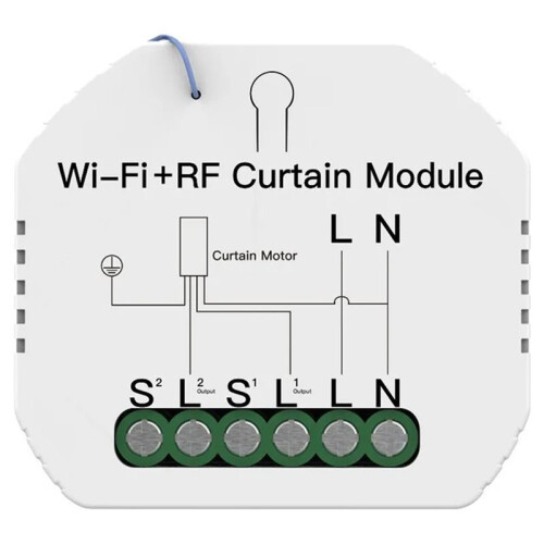 RF433 WiFi  Curtain  Module Tuya Voice Wireless Control Electric Roller Blinds Shutter Motor  Breaker