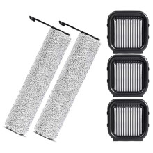 Replacement Roller Brush and Filter for Laresar S7 Pro Floor Washer - Vacuum Cleaner Accessories (Washable Floor Brush)
