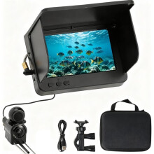 Cámara de Localización de Peces Submarina: Lente Gran Angular de 220/Localizador de Peces Portátil para Pesca en Mar/Lago//Kayak Enchufe US
