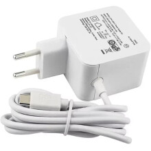 Comfortabel voor Raspberry Pi5B 27W USB-C Voedingsadapter Wit EU, Ondersteunt 5.1V 5A PD Standaard EU STEKKER