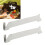 2Pcs Stainless Steel Griddleatula Holder Griddle Tool Holder Barbecue Tool for Long Spatula, Slotted Spatula 1