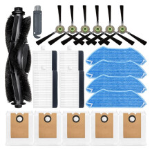 20-Pack Ersättningsaccessoarer Kompatibla med för M2/M2S Pro M2 Robotdammsugare