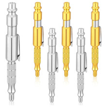 6 Stück 1/4 Zoll I/M Typ Verstellbare Taschensteckdosenluftpistole Luftbläser für Kompressor Luftbläser Stift Zur Staubreinigung