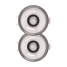 2PCS Capuchon de Fond de Bac à Poussière pour Aspirateur pour Mijia G20 / G20 Max / D205 / D206 Pièces de Rechange