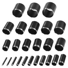 25 Pcs Leather Circle Cutter Tools - Multi-Material Punch Set Round Hole Dies for Fabric & Clay for DIY Crafting