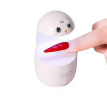 Lampă mini LED pentru unghii, uscător de unghii portabil cu un singur deget pentru manichiură acasă, utilizare în salon și călăto