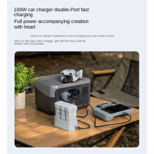 Hub de Carga para Lito X1 3 Batería Cargador Bidireccional de Tres Vías 65W para Accesorios de Drones para Lito X1