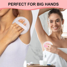 Extra Large Body Powder Puff and Container, 5.35" Body Container with 3.93" Powder Puff, for Baby Women'S Loose Dusting