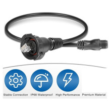 Für 010-12531-01 Marine-Netzwerkkabel, für BlueNet-Netzwerkkabel Klein (Männlich) zu Groß (RJ45), für GC 200, GLS 10