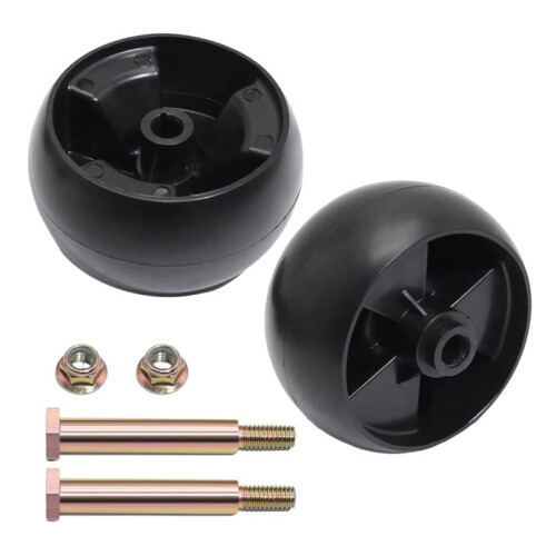 734-04155 Mower Deck Wheels Kit 2 Pack 5" Deck Gauge Wheels Replace for Cub Cadet 734-04155 Replace for Toro 112-0677